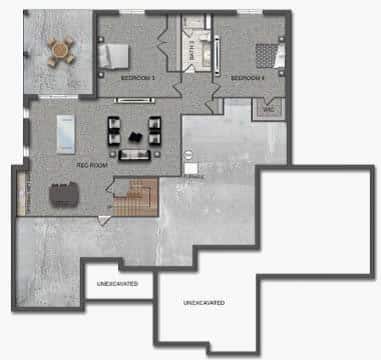 Floor plan of 1717 Ledgestone Way