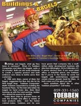 Keystone Plaza is home to the infamous "Bagel Man", click on the ad to read more!