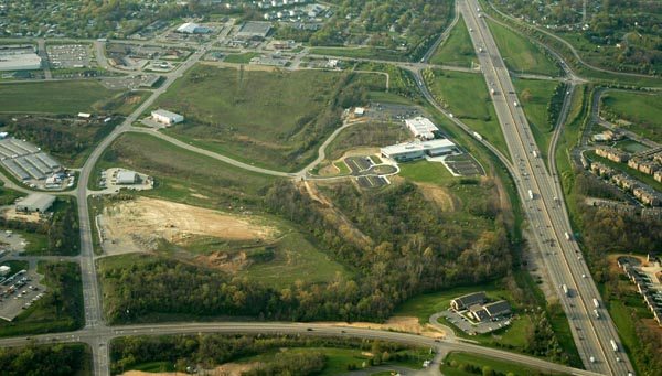 A view of Mt Zion Retail & Commercial properties from the north.